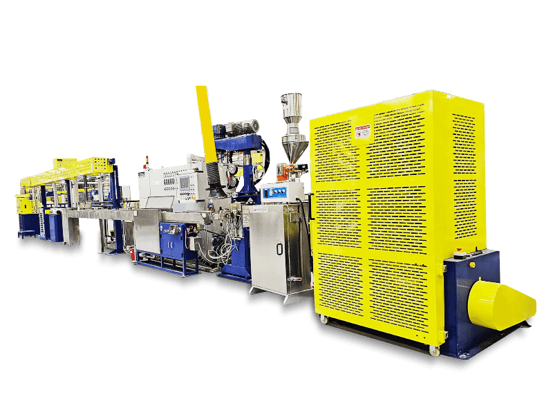 FEP/PFA/ETFE/PEEK/PA Mataas na temperatura ng core wire na pagkakabukod ng extrusion line