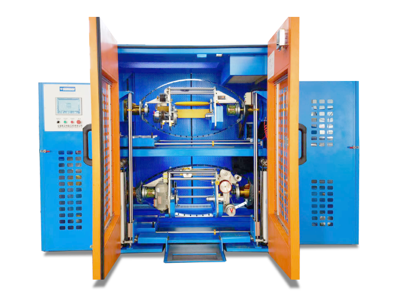 Pinagsamang uri ng triple pitch pares ng twisting machine para sa network cable