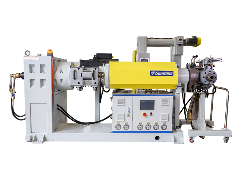 Silicone sheath extrusion line