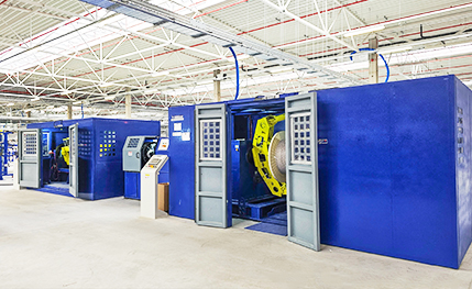 Cantilever solong twisting machine